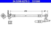 Bremsschlauch ATE 24.5298-0270.3