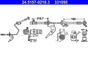 Bremsschlauch ATE 24.5157-0218.3