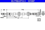 Bremsschlauch ATE 83.7769-0713.3