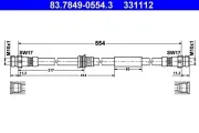 Bremsschlauch ATE 83.7849-0554.3