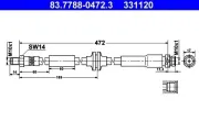 Bremsschlauch ATE 83.7788-0472.3