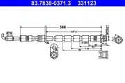 Bremsschlauch ATE 83.7838-0371.3