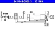 Bremsschlauch ATE 24.5144-0500.3