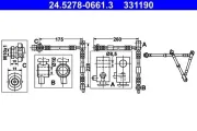 Bremsschlauch ATE 24.5278-0661.3