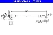 Bremsschlauch ATE 24.5292-0240.3