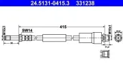 Bremsschlauch ATE 24.5131-0415.3