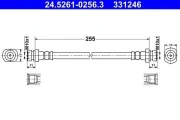 Bremsschlauch ATE 24.5261-0256.3