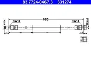 Bremsschlauch ATE 83.7724-0467.3