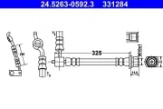 Bremsschlauch Hinterachse links ATE 24.5263-0592.3