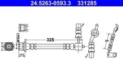 Bremsschlauch Hinterachse rechts ATE 24.5263-0593.3
