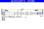 Bremsschlauch ATE 24.5112-0477.3