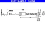 Bremsschlauch ATE 83.7713-0487.3