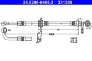 Bremsschlauch ATE 24.5298-0465.3