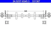 Bremsschlauch ATE 24.5237-0345.3