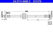 Bremsschlauch ATE 24.5111-0485.3