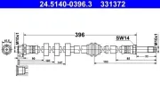Bremsschlauch ATE 24.5140-0396.3