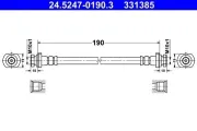 Bremsschlauch ATE 24.5247-0190.3