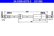 Bremsschlauch ATE 24.5305-0370.3
