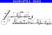 Bremsschlauch ATE 24.5161-0775.3