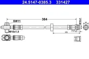 Bremsschlauch ATE 24.5147-0385.3