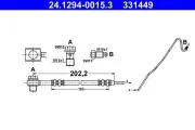 Bremsschlauch ATE 24.1294-0015.3