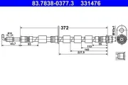 Bremsschlauch ATE 83.7838-0377.3