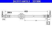 Bremsschlauch Vorderachse ATE 24.5111-0415.3