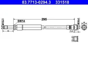 Bremsschlauch ATE 83.7713-0294.3