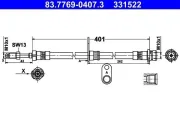 Bremsschlauch ATE 83.7769-0407.3