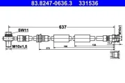 Bremsschlauch ATE 83.8247-0636.3