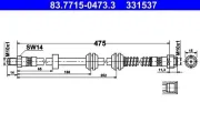 Bremsschlauch ATE 83.7715-0473.3