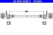 Bremsschlauch ATE 24.5201-0258.3