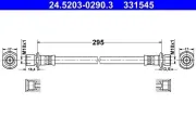 Bremsschlauch ATE 24.5203-0290.3