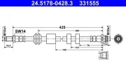 Bremsschlauch ATE 24.5178-0428.3