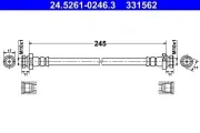 Bremsschlauch Hinterachse rechts ATE 24.5261-0246.3