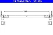 Bremsschlauch ATE 24.5201-0280.3