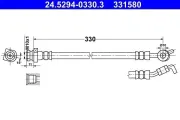 Bremsschlauch ATE 24.5294-0330.3