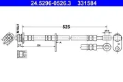 Bremsschlauch ATE 24.5296-0526.3