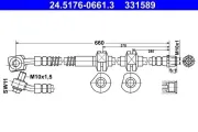 Bremsschlauch ATE 24.5176-0661.3