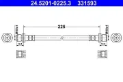 Bremsschlauch ATE 24.5201-0225.3