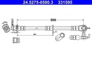 Bremsschlauch ATE 24.5275-0500.3