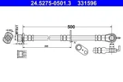 Bremsschlauch ATE 24.5275-0501.3