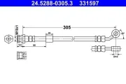 Bremsschlauch ATE 24.5288-0305.3