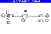 Bremsschlauch Vorderachse rechts ATE 24.5293-0625.3