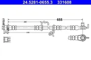 Bremsschlauch ATE 24.5281-0655.3