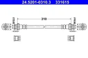 Bremsschlauch ATE 24.5201-0310.3