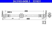 Bremsschlauch ATE 24.5103-0456.3