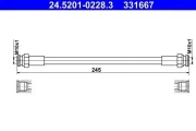 Bremsschlauch ATE 24.5201-0228.3