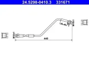 Bremsschlauch ATE 24.5298-0410.3