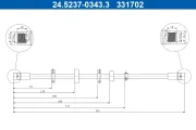 Bremsschlauch ATE 24.5237-0343.3